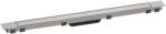 Hansgrohe RainDrain Match Plus - Zuhanyzó vályú 90 cm, ráccsal, csiszolt acélból 56216800 (56216800)
