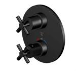 Steinberg 250 - Termosztatikus rejtett keverő 2 készülékhez, matt fekete színben 250 4133 3 S (250 4133 3 S)