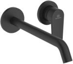 Ideal Standard Cerafine Nuovo - Mosdókagyló-keverő rejtett beépítéshez, 2 lyukú beépítéshez, selyemfekete színben BD911XG (BD911XG)