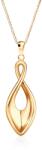 SAVICKI Colier argint placat cu aur 52 cm