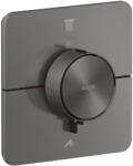 Hansgrohe ShowerSelect ID - Termosztatikus csaptelep, falsík alatti beépítéshez, 2 készülékhez, csiszolt fekete króm 36754340 (36754340)