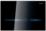 Geberit Sigma80 - Elektronikus öblítésvezérlés, hálózati tápellátás, fekete üveg 116.090. SG. 6 (116.090.SG.6)