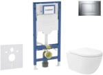 Geberit Duofix - Előfali szerelő készlet, Oudee Vortex WC és softclose ülőke, Sigma30 vezérlőgomb, króm SANI11CA1147B (SANI11CA1147B)