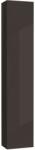 kielle Meara - Magas fali szekrény 25x16x130 cm, fényes sötétszürke 50226016 (50226016)
