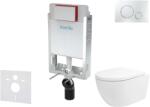 kielle Genesis - Falsík alatti szerelőkészlet, Oudee Vortex WC és softclose ülőkével, Gemini II, vezérlőgombokkal, fényes króm 30505SZ83 (30505SZ83)