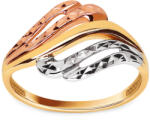 Heratis Forever Háromszínű arany gyűrű gravírozással, 9K IZ9964HR