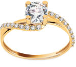 Heratis Forever Arany eljegyzési gyűrű cirkóniákkal Shania IZ12999