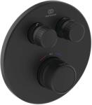 Ideal Standard CeraTherm Navigo - Termosztatikus rejtett zuhanykeverő 2 készülékhez, selyemfekete színben A7296XG (A7296XG)