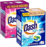Dash 3 az 1-ben folyékony mosókapszula Univerzális + Color (2x60 db) (Dash-cs-1)