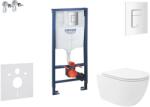 GROHE Rapid SL - Előfali szerelő készlet, Oudee Vortex WC és softclose ülőke, Skate Cosmopolitan vezérlőgomb, alpesi fehér SANI11BA3110 (SANI11BA3110)