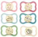 MAM Játszócumi Supreme Night, Világítós, dupla, megújult! szilikon lapított (méret: 3) 16+ hó (2 db/cs) - diaper