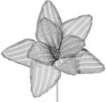  Karácsonyi virág csíkos levelekkel Ezüst 24 cm (351197)