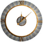  Dekoratív falióra 25 fémből modern stílusban Barna 60x5x60 cm (389909)