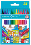 Connect Rostirón, filctoll készlet, Connect, kerek test, 24 klf. szín (305597) - printsisters