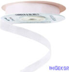  Organza szalag 10mm x 20m - Fehér