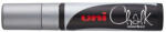 uni Krétamarker folyékony 15mm, Uni-Posca PWE-17K ezüst (62878) - irodaszerpiac