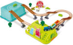Hape Set de joaca din lemn Hape - Trenuletul de la ferma (40 piese) (E3783A) Trenulet