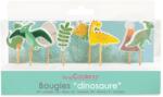 Scrapcooking Set 8 buc Lumanare pentru tort-Dinozaur