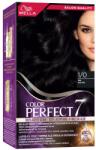 Wella Vopsea de par permanenta Negru Intens 1/0 Color Perfect, 135ml, Wella