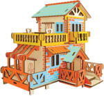  Puzzle 3D, din lemn, Casuta la tara, 73 piese (XE-G045H)