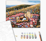 Alkotásutca Piknik - Számfestő készlet kereten 40x50