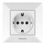Panasonic Priza 2p Simpla 16a 250v Alb Arkedia Panasonic (wmtc0202-2wh)