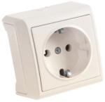 VIKO Priza Simpla Aparenta Schuko Pt 2p+e 16a 250v Alb (906881008)