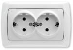 VIKO Priza Schuko Dubla 16a 250v Alb (90561056)