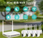 Loosafe Sistem de Supraveghere 4 camere 2024 wireless 4MP (W208G4)