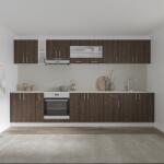 haaus Set Bucatarie Karo V32, Stejar Bronz/Alb, Blat Thermo 28 mm, L 340 cm (919481)
