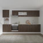 haaus Set Bucatarie Karo V33, Stejar Bronz/Alb, Blat Thermo 28 mm, L 340 cm (919498)
