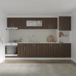 haaus Set Bucatarie Karo V30, Stejar Bronz/Alb, Blat Thermo 28 mm, L 320 cm (919467)