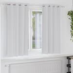 vidaXL Завеси за затъмняване с пръстени 2 бр. Светло Сиво 175 x 140 см (4107349)