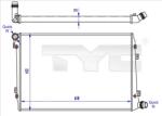 TYC Radiator, racire motor TYC 737-0062-R (737-0062-R) - fixbox