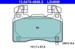 ATE Set placute frana ATE 13.0470-4898.2 (13.0470-4898.2)