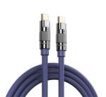 REMAX WEFON adatkábel (Type-C - Type-C, 100W, PD gyorstöltő, 100cm) LILA (RC-C055 P) (RC-C055 P)