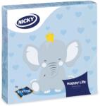 Nicky szalvéta 20db Childrend 3 rétegű - Elefánt