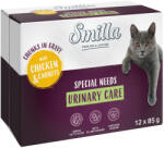 Smilla 12x85g Smilla Urinary Care falatok zöldséggel szószban nedves macskatáp