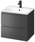 Cersanit Alsó szekrény, Cersanit Moduo 60, antracit, alsó szekrény mosdóval S801-480 - zuhanykabin