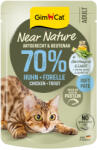 GimCat 16x85g GimCat Near Nature csirke & pisztráng nedves macskatáp