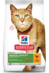 Hill's Science Plan Híll's Feline száraz macskatáp- Mature Adult Senior Vitality csirke & rizs 2 x 7 kg)