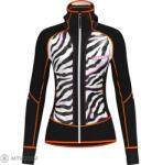 Crazy Channel női kabát, fekete-zebra (XS)