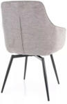 SIGNAL MEBLE Servio Brego Forgó Étkezőszék Szürke Szövet Kárpittal (SIG-SERVIOBRCSZ)