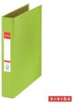 Esselte Gyűrűs könyv, 2 gyűrű, 42 mm, A5, PP, ESSELTE "Standard", Vivida zöld (E47686) - primatinta