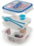 Snips 033071 ételhordó doboz készlet, műanyag, 1, 5 liter, Vintage (033071)