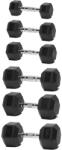 AB-FIT Дъмбели професионални HEX Pro с фиксирана тежест (QJ-DB001)