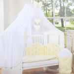 BabyLion Babakocsi Ágyneműszett - Krém - 5 részes