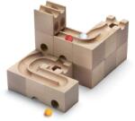  Fából készült játékkészlet gyerekeknek CUBORO, Duo, CBR214, 16 darabos, 5 márványgolyóval, 1-5 játékos részére, fejleszti a koncentrációt és a motoros készségeket, természetes fa