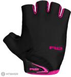 R2 RILEY kesztyű, fekete/pink (XS)
