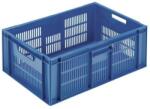 Manutan Navetă din plastic cu perforații, stivuibila 45l, Manutan M1652912
